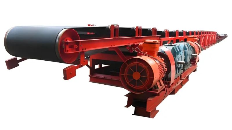 带式输送机的工作原理